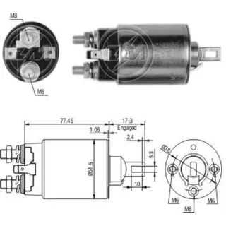 SOLENOIDE MITSUBISHI 12V NISSAN 310-SENTRA-MAZDA-