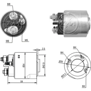 SOLENOIDE VALEO 12V PEUGEOT 206 (+2001) RENAULT CLIO (+99)