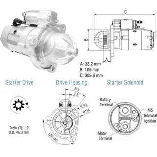 ARRANQUE VW 17-220/ 17-310 12V