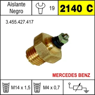 BULBO TEMPERATURA MB OMNIBUS ROSCA CORTA