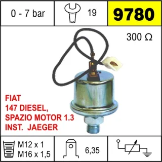 BULBO CEBOLLA FIAT 147 SPAZIO DIESEL 1.3 INST JAEGER