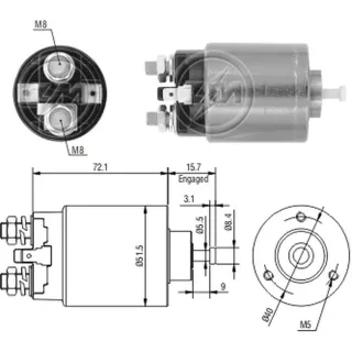 SOLENOIDE DELCO REMY 12V ASIA TOWER