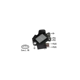 REGULADOR DE VOLTAJE 12V SERIE NASHVILLE SERIE  IMPORTADO OEM = 37300-2E300 / 37370-2A850 / 37370-2B300 / 2607372 / 2609780 / 11610 / 11611 / 11642 / 