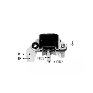 REGULADOR DE VOLTAJE 12V. MITSUBISHI-FORD COURIER (IMPORTADO)
