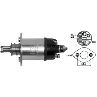 SOLENOIDE INDIEL 12V AN115 BORNE FINO