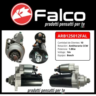 MOTOR DE ARRANQUE BOSCH VOLKSWAGEN BORA CADDY GOLF PASSAT POLO SHARAN VENTO 1.9 DIESEL DIENTES 10 VOLTS 12V SENTIDO ANTIHORARIO POTENCIA 1.8KW (COMPAT