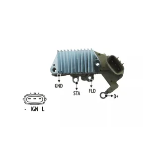 REGULADOR DE VOLTAJE NIPPONDENSO 12V EQUIVALENCIAS  F032333040 1260002310  1260002320(IMPORTADO)