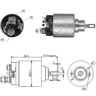 SOLENOIDE BOSCH 12V FIAT UNO