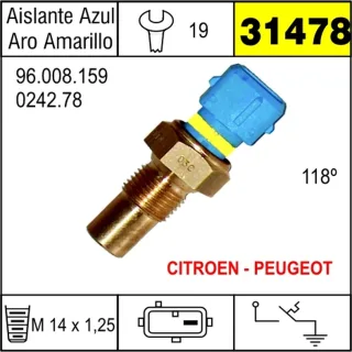 BULBO TEMPERATURA CITROEN SAXO // PEUGEOT 106