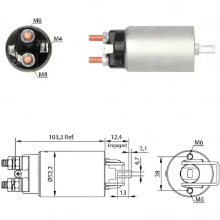 SOLENOIDE ISUZU ELF / NISSAN