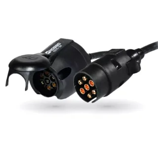 ENCHUFE DE ACOPLADO 7 PUNTOS CON CONECTOR MACHO