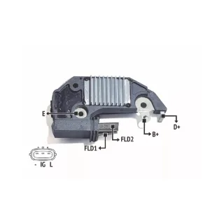 REGULADOR DE VOLTAJE DELCO REMY 12V. CHERY TIGGO JFZ1992 (IMPORTADO)