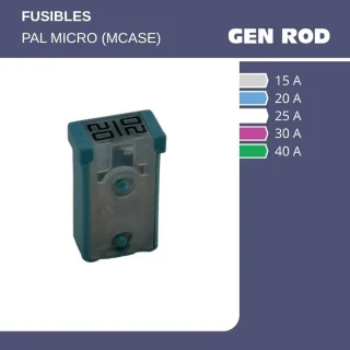 FUSIBLE PAL MUELA HEMBRA MICRO (MCASE) 20 AMPERES