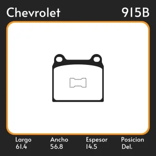 PASTILLAS DE FRENO  VOLKSWAGEN SENDA 90/94 LAR. 61.4 ANC. 56.8 ESP. 14.5 POSC. DEL. GUARDADO (76) EQUIVALENCIAS FRAS LE PD/16 LITTON 37350 MAZFREN 302