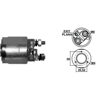 SOLENOIDE VALEO 12V P.306/405/605/BOXER/RENAULT/CITROEN XSAR