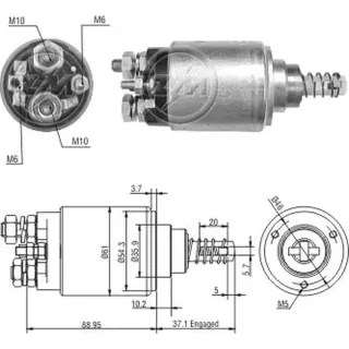 SOLENOIDE BOSCH 24V M.BENZ 712/914/915/1215/1218/1418/1618