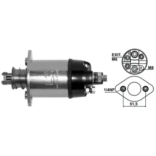 SOLENOIDE INDIEL 12V AN115 B.FINO ENG CORTO-RASTROJERO