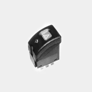 LLAVE TECLA BALIZA NEGRA C/LUZ ALARMA- CHEVROLET CORSA 94-00 (8T)