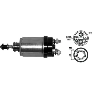 SOLENOIDE INDIEL 12V FRONTAL RENAULT TS1400/18/2000