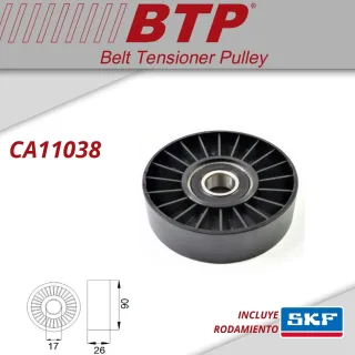 TENSOR POLY V PEUGEOT ALTERNADOR 405-306 NAFTA OEM: 5751-200 MEDIDAS: 90X26 INT: 17