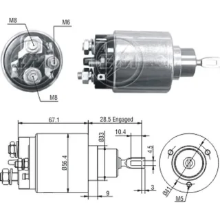 SOLENOIDE BOSCH 12V CHEV.ASTRA/CALIBRA/VECTRA/ISUZU RODEO