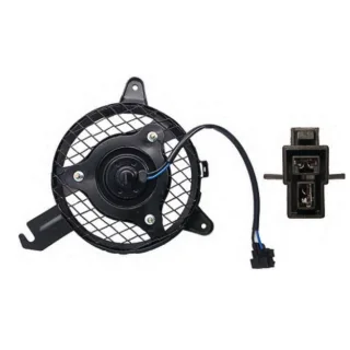 ELECTROVENTILADOR KIA PRIDE : 94'- 97'   CON ENC.  - FLUJO: SOPLANTE -  SENTIDO GIRO: HORARIO - EXT: 165 - POTENCIA: 72 W - COD HELICE: