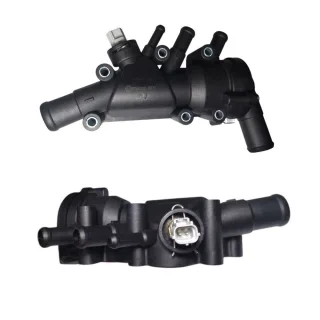 TERMOSTATO FORD KA FIESTA FOCUS ECOSPORT ESCORT ZETEC ROCAM 1.0 1.6 99 AL 02 CUERPO PLASTICO OEM =  XS6E8A586AG