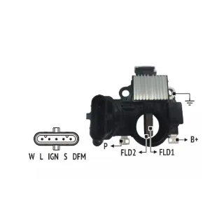 REGULADOR DE VOLTAJE MITSUBISHI 24V CIRCUITO A - TACOMETRO SOFT STAR (IMPORTADO)