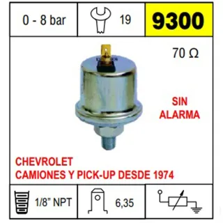 BULBO CEBOLLA CHEVROLET CAMIONES Y P.UP D/74