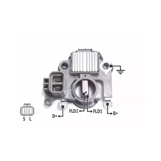 REGULADOR DE VOLTAJE 12V MITSUBISHI -NISSAN/FORD/MITSUBISHI (IMPORTADO)