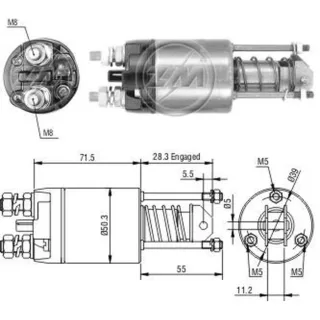 SOLENOIDE MARELLI 12V F.UNO/DUNA DIESEL