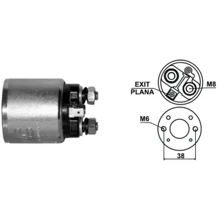 SOLENOIDE INDIEL 12V RENAULT 19 1.7- CLIO -EXPRESS- R19 DIES