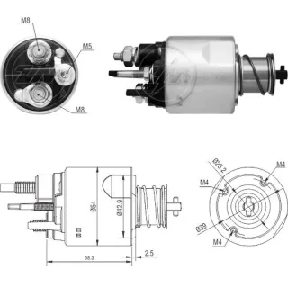 SOLENOIDE VALEO 12V RENAULT DUSTER- LOGAN 1.6- CLIO- KANGOO