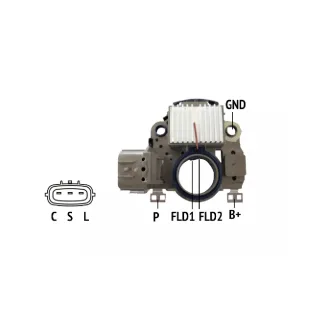 REGULADOR DE VOLTAJE MITSUBISHI MITSUBISHI 12V EQUIVALENCIAS  472  A866X47272   A866X43082   A866X47272   A866X68472  A866X68472AM  23815-AA110  23815
