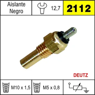 BULBO TEMPERATURA CHEVROLET 67/73  / DEUTZ TRACTORES