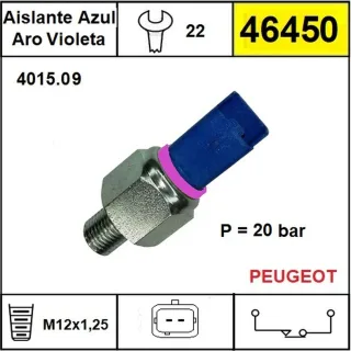 BULBO PRESION HIDRAULICA VW GOL- PARATI- VOYAGE- SAVEIRO- LOGUS- POINTER- SANTANA EQUIVALENCIAS 18306FAL