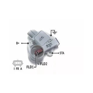 REGULADOR DE VOLTAJE 12V. FORD TRANSIT (TCH5102) (IMPORTADO)