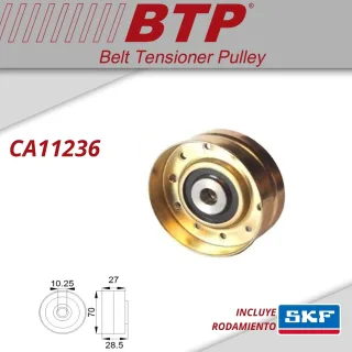 TENSOR POLY V PEUGEOT 206 1.6 8 Y 16V CON AA. Y DA. CITROEN XSARA 1.6 8 Y 16V CON AA. Y DA. OEM: 5751.51 VKM 33023 F-122332 MEDIDAS: 70X28,5X27 INT: 1