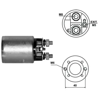 SOLENOIDE INDIEL 12 V P.504/P.505/P.404D/MB 180D/PERKINS