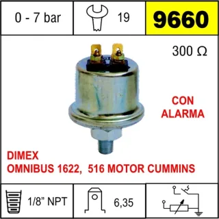 BULBO CEBOLLA DIMEX OMNIBUS 1622 516 MOTOR CUMMINS