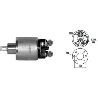 SOLENOIDE INDIEL 12V PALIO-SIENA TD / PALIO-SIENA NAFTA