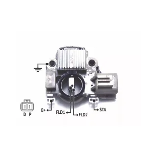 REGULADOR DE VOLTAJE 12V. MITSUBISHI MAZDA (IMPORTADO)