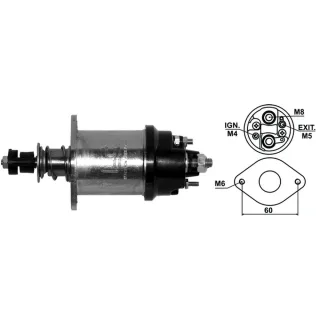 SOLENOIDE INDIEL 12V FRONTAL TAUNUS/FALCON/SIERRA 2.3/F100