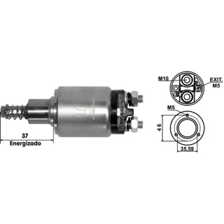 SOLENOIDE BOSCH 12V M.B. BRASIL 608/911/1112/1114/1517-D