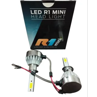 LAMPARA CREE LED R1 H1 SIN COOLER CON DISIPADOR 22000LM