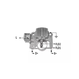 REGULADOR DE VOLTAJE MITSUBISHI 12V. PEUGEOT 405 DIESEL (TCH 05108) (IMPORTADO)