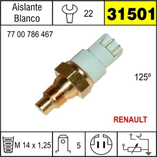 BULBO TEMPERATURA RENAULT CLIO-19-21-TRAFIC 1.6