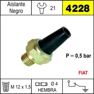 BULBO ACEITE FIAT 1500 TERM.HEMBRA