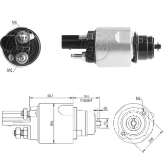 SOLENOIDE VALEO 12V VW AMAROK 2.0 TDI