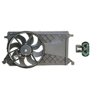 ELECTROVENTILADOR FORD: FOCUS: II: 1.6 >08' ; 1.8 TD 08'- 14' ; 2.0 >08' | III: 1.6 >13' ; 2.0 >13' . CON ENCAUSADOR  - FLUJO: ASPIRANTE -  SENTIDO GI